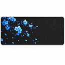 tapis de souris xxl fleur bleue
