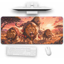 tapis de souris XXL lion savane