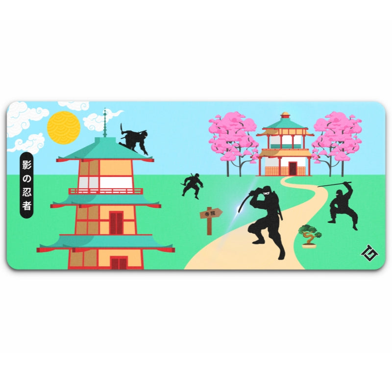 Tapis de Souris XXL Ninja Japonais