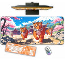 tapis de souris xxl tigres japonais