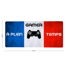 Tapis de Souris "GAMER À PLEIN TEMPS"