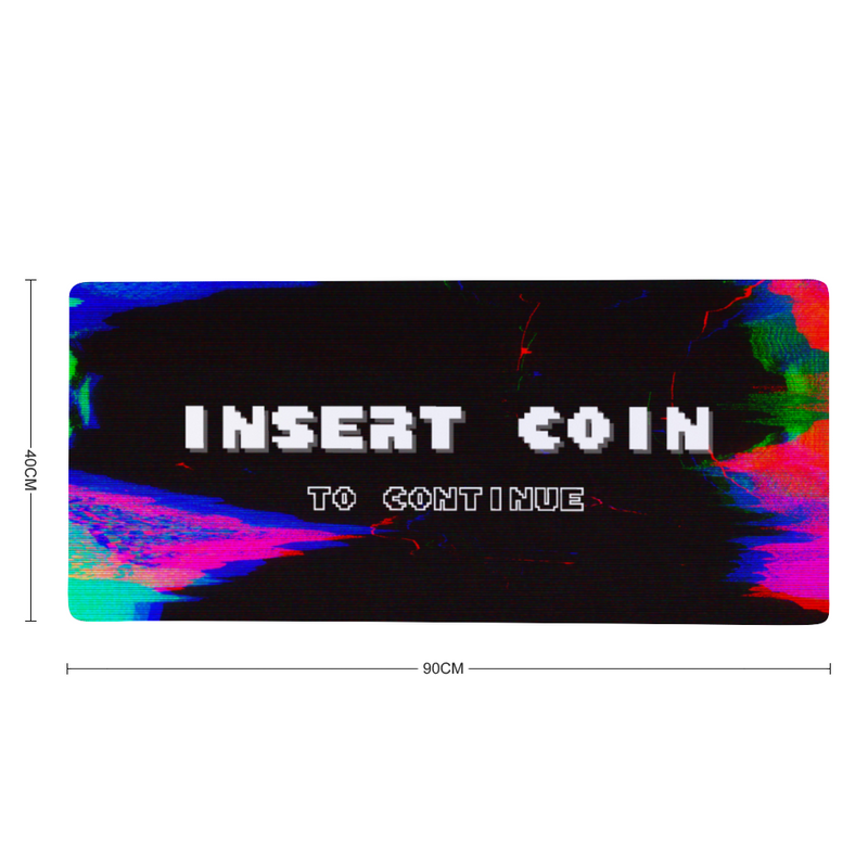 Tapis de Souris "INSERT COIN TO CONTINUE"