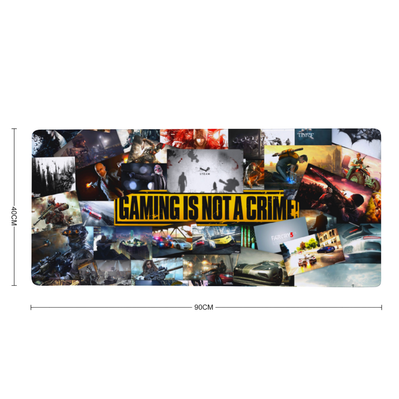Tapis de Souris "GAMING IS NOT A CRIME"