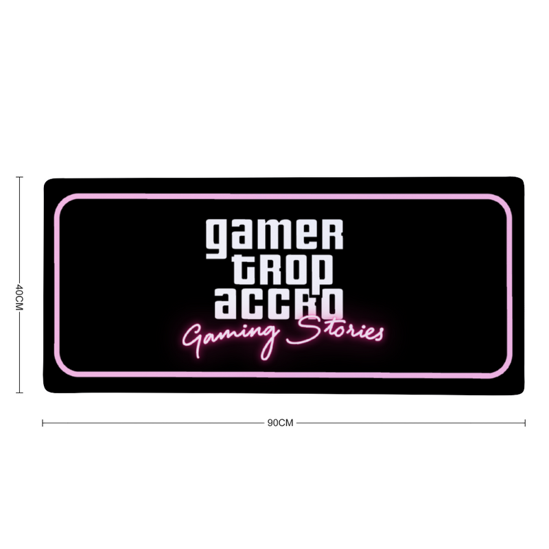 Tapis de Souris GTA "Gamer Trop Accro"