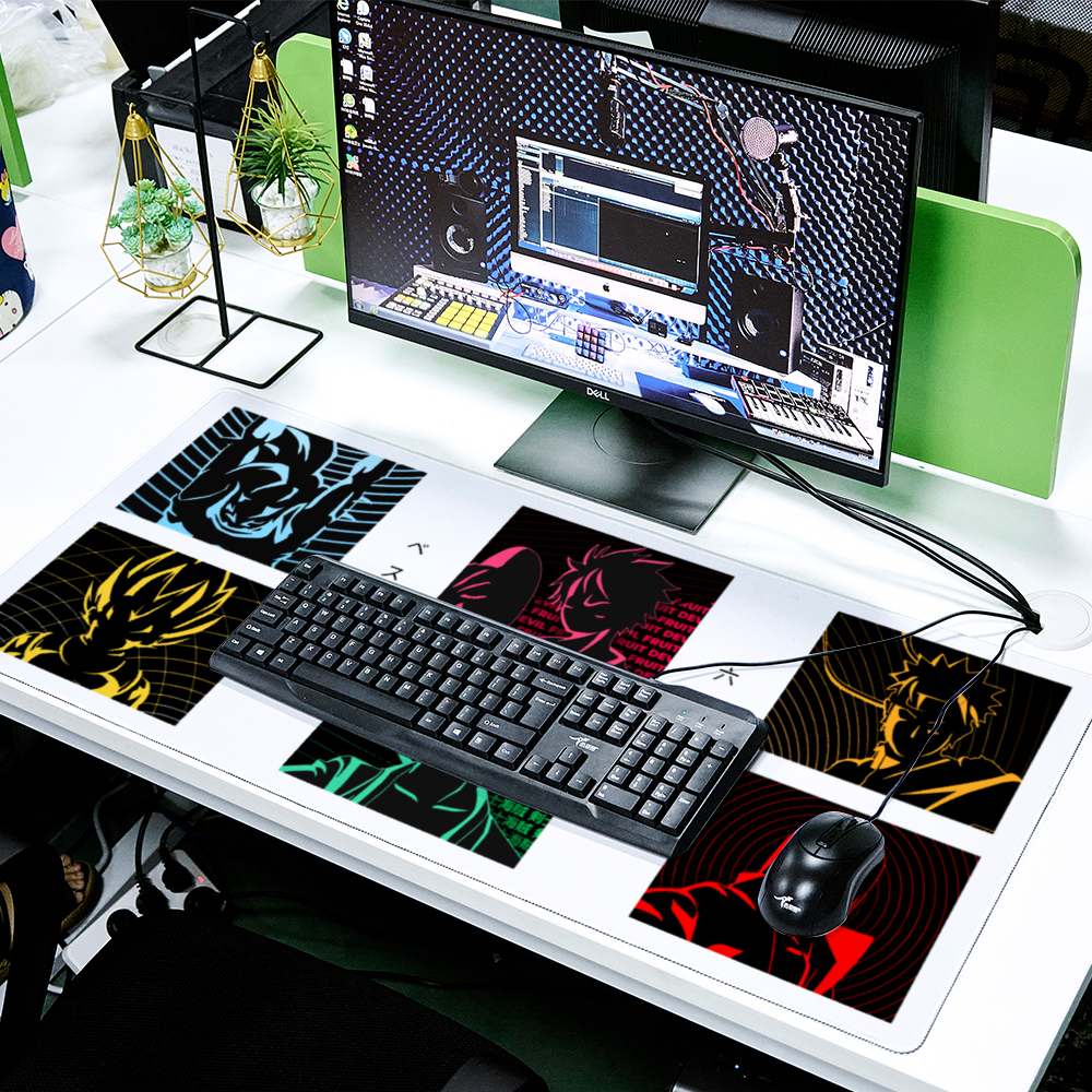 Tapis De Souris Anime XL – 80x30 Cm – Tapis De Bureau Gamer – Déco Et Précision – Résistant à L'Eau