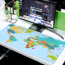 Grand Tapis de Souris Carte du Monde