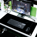 Grand Tapis de Souris Noir