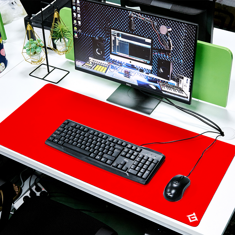 Grand Tapis de Souris Rouge