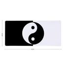 tapis de bureau grand format yin yang