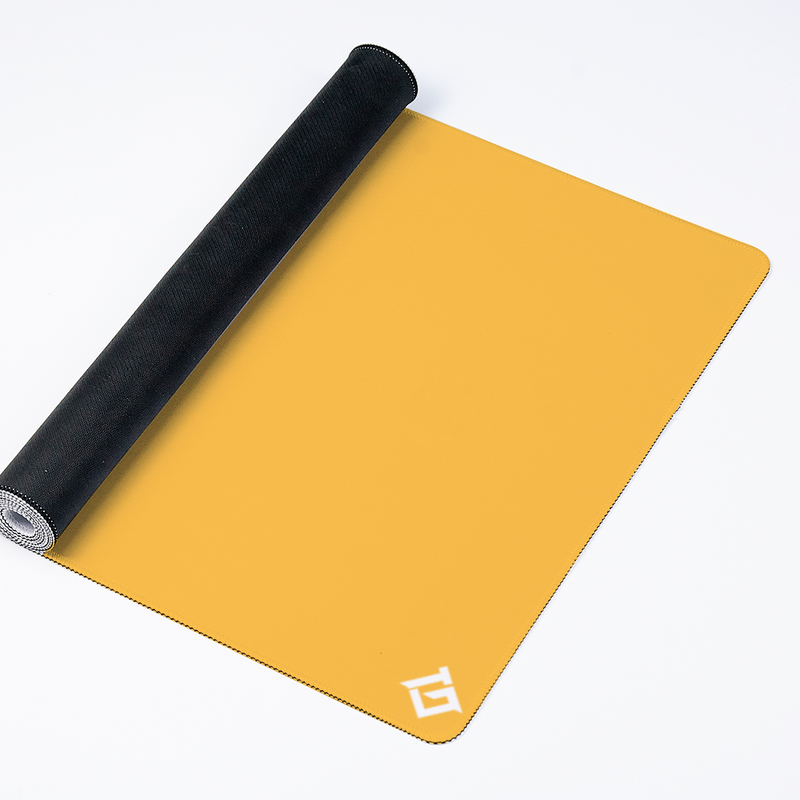 Tapis de Bureau Jaune