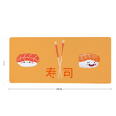tapis de bureau sushi japonais