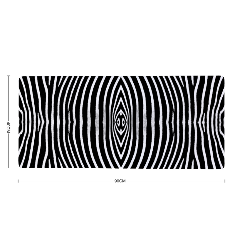 tapis de bureau zèbre xxl