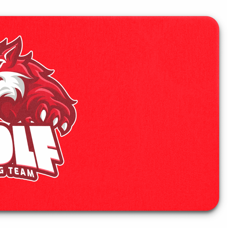Tapis de Souris E-sport Wolf Team logo