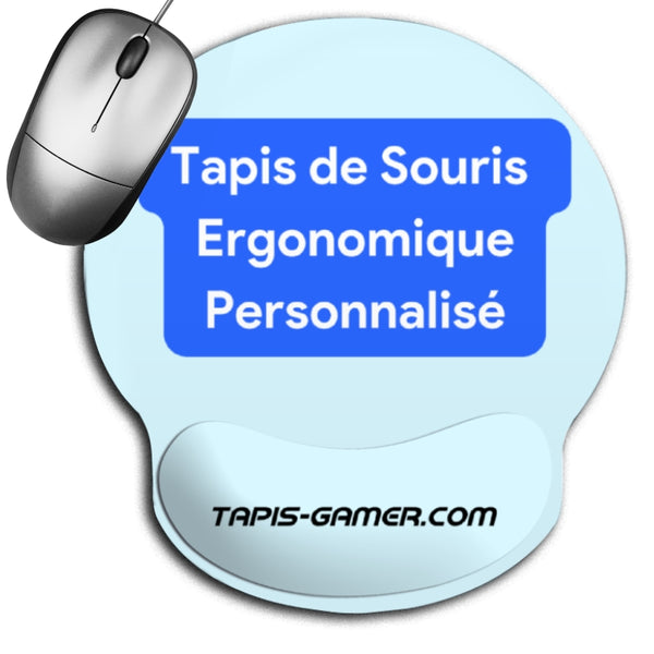 Tapis de Souris Ergonomique Personnalisé