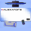 Tapis de Souris E-Sport Blanc à Personnaliser