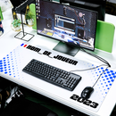 Tapis de Souris E-Sport Blanc Customisé