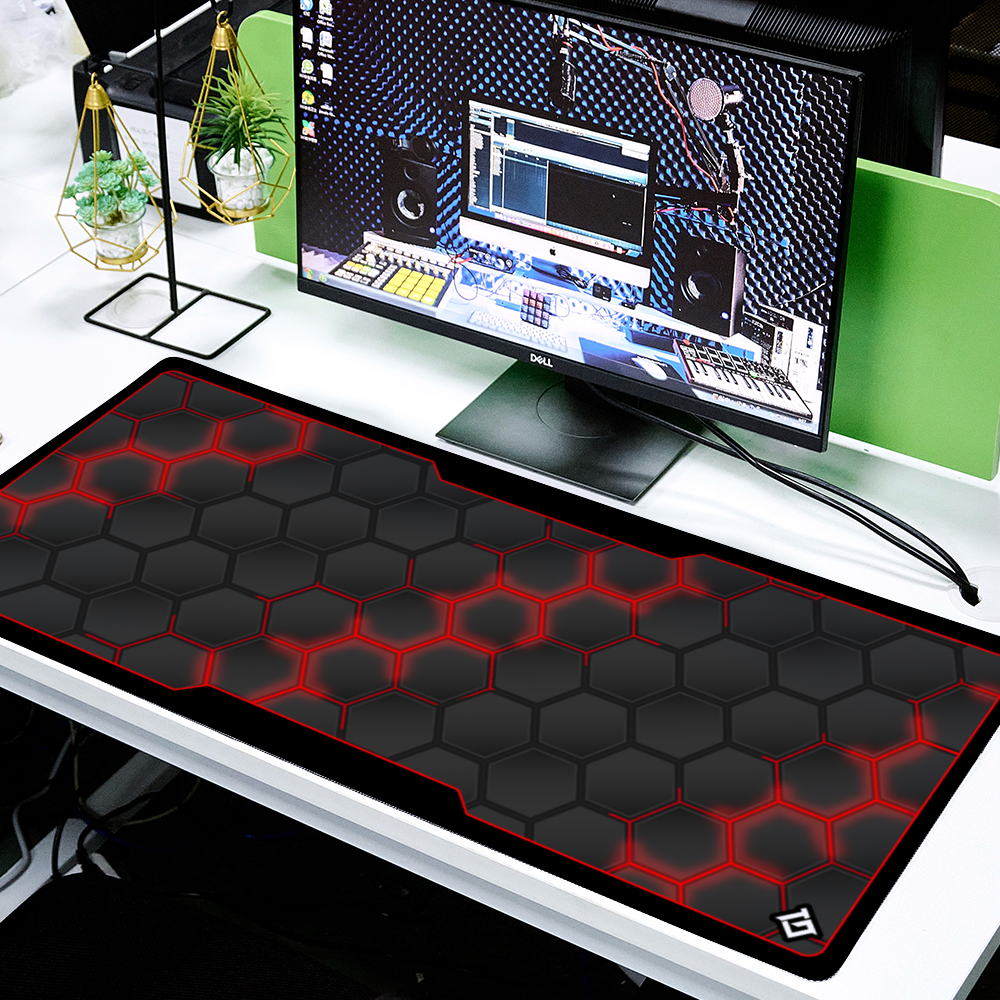 Tapis de souris E-sport Bi'an Rouge