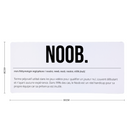 tapis de souris géant motif noob