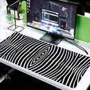 tapis de souris géant zèbre