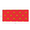 tapis de souris grand format manga chapeau de paille