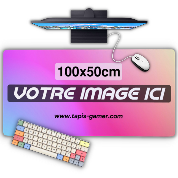 Tapis de Souris Personnalisé 100x50 XXXL