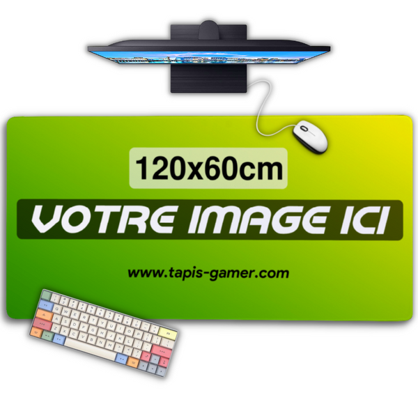 Tapis de Souris Personnalisable Photo. Tapis Souris Personnalisable. Tapis  XXL. Tapis Gamer. 600 * 350 * 2mm. Base en Caoutchouc Antidérapant. Mouse  Pad. Rayos : : Informatique