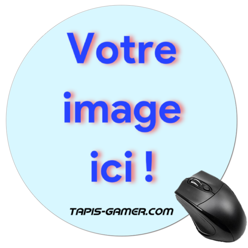 Tapis de Souris Personnalisé Rond