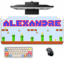 Tapis de Souris Retro Gaming Personnalisé Texte