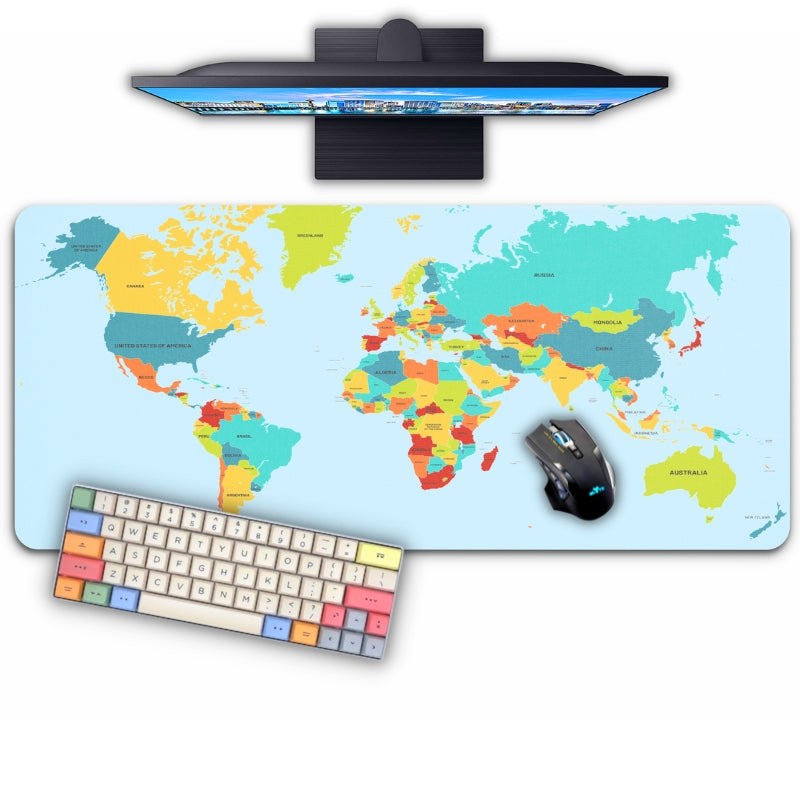 Tapis de Souris XXL Carte du Monde