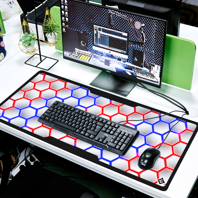 Tapis de Souris XXL Gamer White Fusion