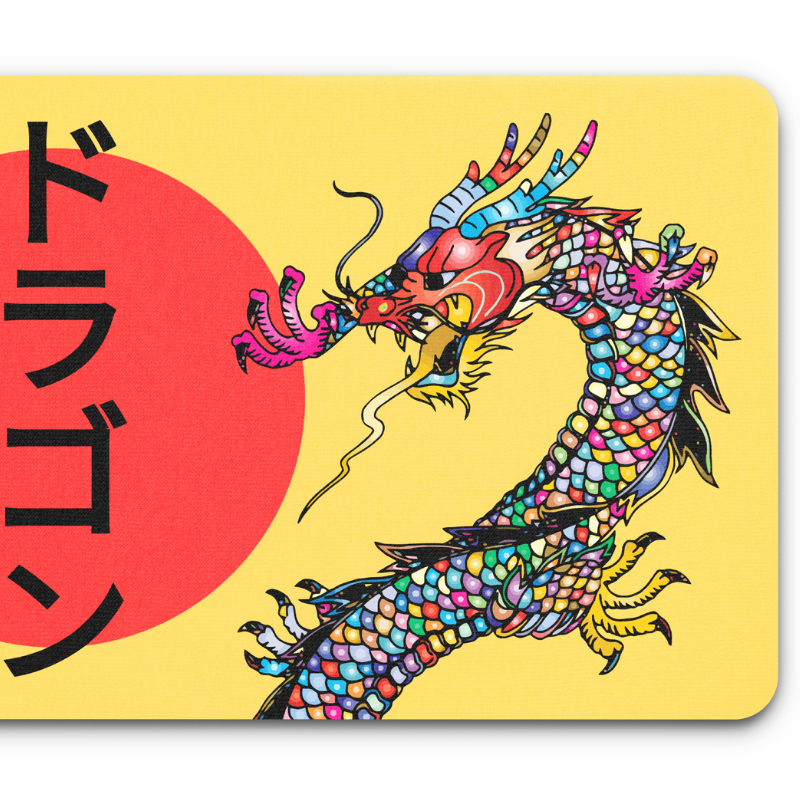 Tapis Souris Dragon Japonais