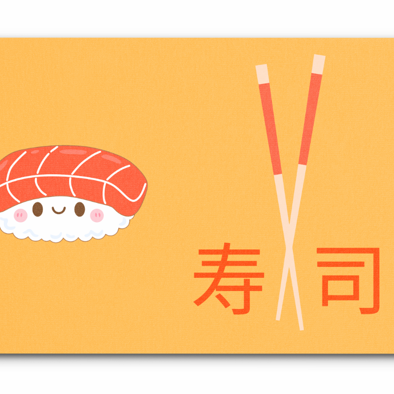 Tapis Souris Sushi japonais