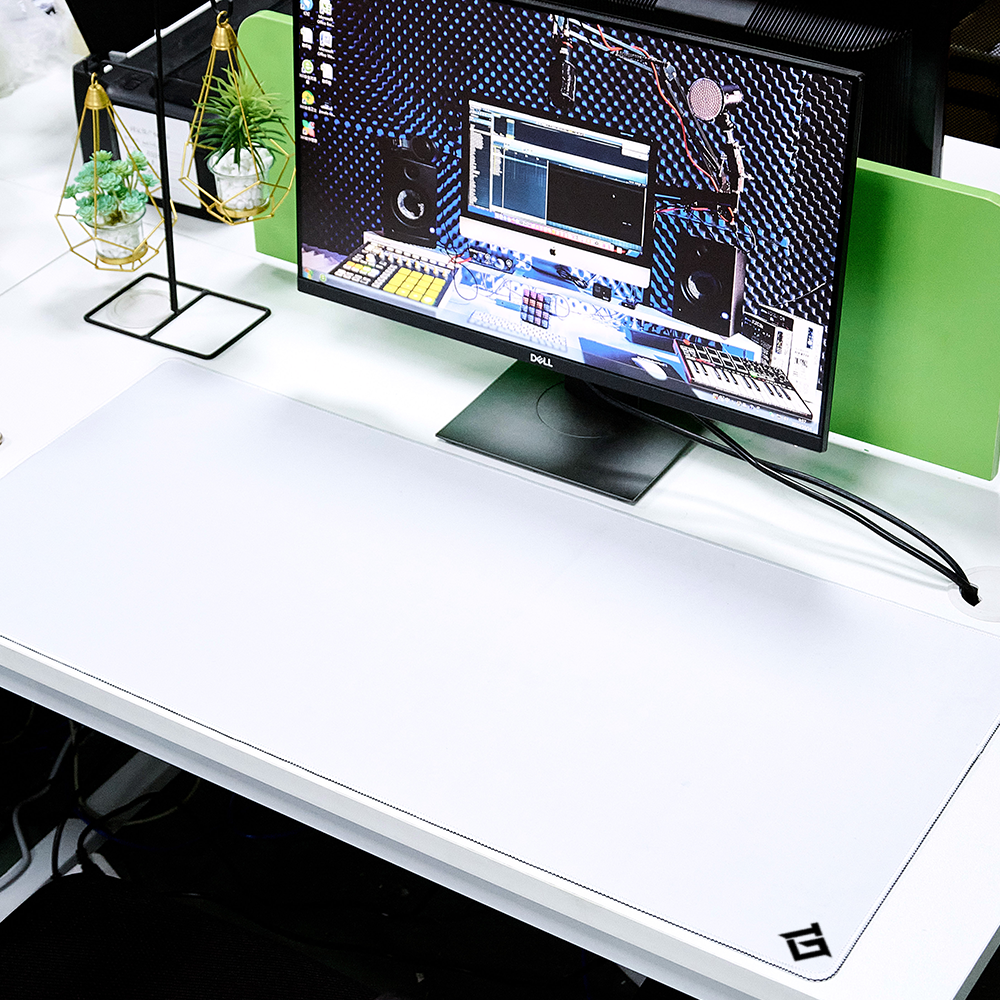 Tapis de Souris Gaming XXL Éclat blanc 