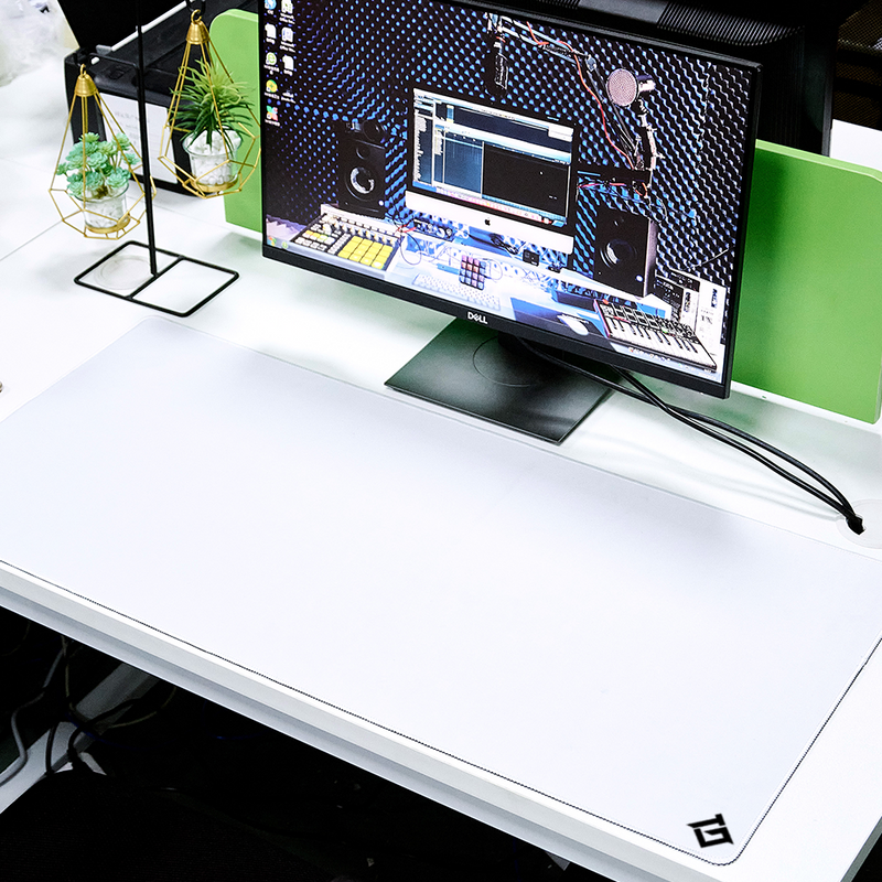 Tapis XXL Souris Blanc